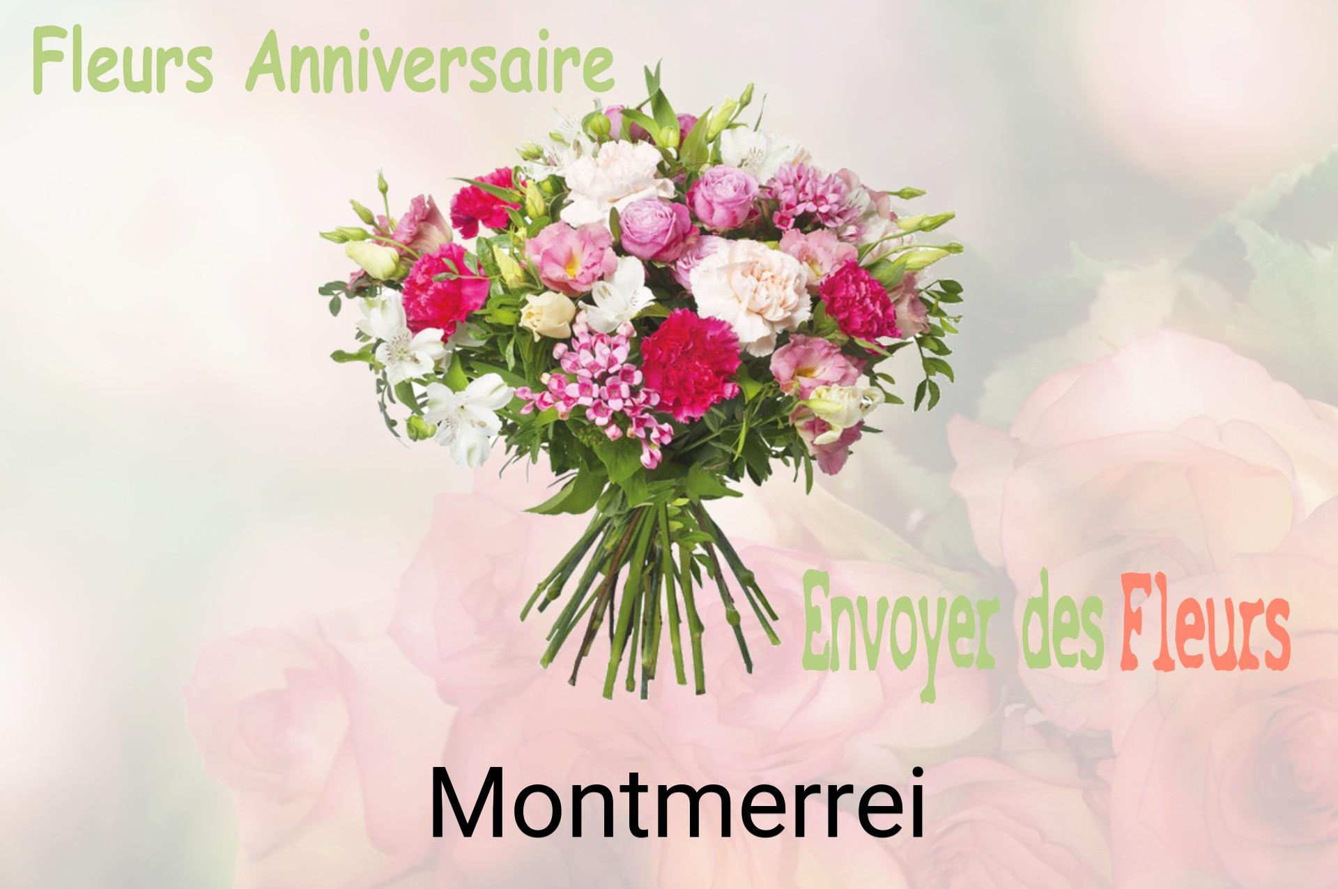 Bouquet de fleurs d’anniversaire livré à Montmerrei